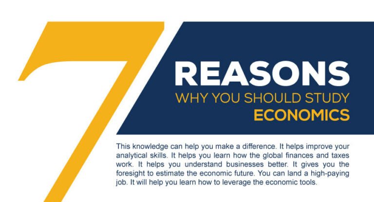 7 Reasons Why You Should Study Economics
